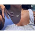 thumbnail image 5 of Angel Number Necklace Stainless Steel Numerology Jewelry Gold 666, 5 of 5