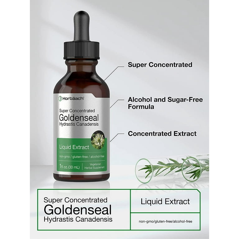Horbaach, Goldenseal Root Liquid Extract, 1 oz Supplement