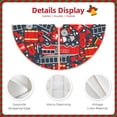 thumbnail image 5 of Bingfone Christmas Tree Skirt Mat Christmas Decoration Interior 30"-Fire Sign, 5 of 8
