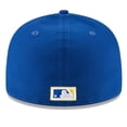 thumbnail image 4 of Men's New Era Blue Seattle Mariners Cooperstown Collection Wool 59FIFTY Fitted Hat, 4 of 6