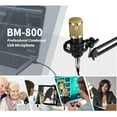 thumbnail image 2 of BM800 Professional Condenser Microphone Podcast Live Broadcast Equipment USB MIC Microfone Set Studio Mic with, 2 of 8