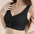 thumbnail image 2 of Women's Front Open Traceless Adjustable Fixed Cup Bra Vest Comfortable Support Seamless Machine Washable, 2 of 4