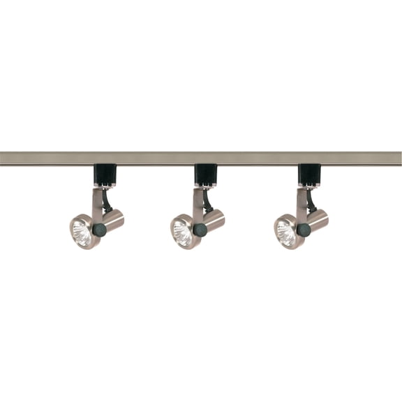 Nuvo Lighting - Three Light Line Voltage Gimbal Ring Track Kit-4.5 Inches Wide