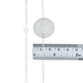 thumbnail image 6 of Nuragold 10k Real White Gold Solid Figaro Link 2.25mm Chain Necklace (16"-24") Italian Jewelry for Men & Women, 6 of 8