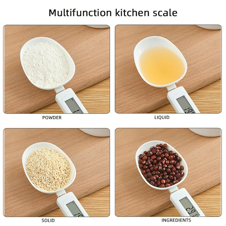 New 500g/0.1g Portable LCD Digital Kitchen Scale Measuring Spoon Gram  Electronic Spoon Weight Volumn Food Scale New High Quality - AliExpress