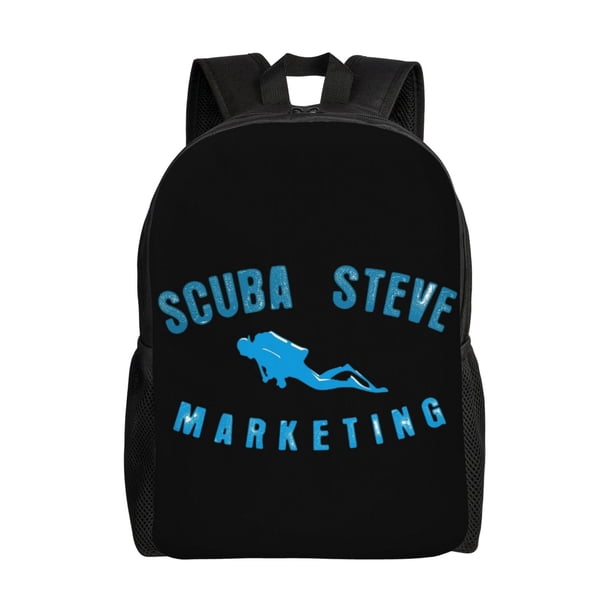 Mochilas escolares Scuba Steve Scuba Squad para estudiantes, mochilas de viaje, bolsos para portátil, bolsos de hombro para hombre y mujer.