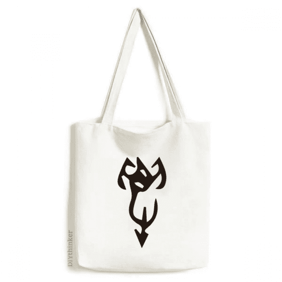 b inscription chinese surname character xie tote canvas bag shopping satchel casual handbag