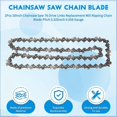 thumbnail image 4 of 2Pcs 20Inch Chainsaw Saw 76 Drive Links Ripping Chain Blade 0.325Inch, 4 of 5