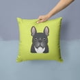 thumbnail image 2 of Dog Face Checkerboard Design Fabric Decorative Pillow, 2 of 4