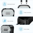 thumbnail image 6 of Key Lock Box, AMIR Key Box with Removable Shackle 4-Digit Key Storage Box for Home Warehouse Garage Warehouse Vocation House, 6 of 11