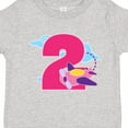 thumbnail image 4 of Inktastic 2nd Birthday Airplane Girls Pilot 2 Year Old Girls Toddler T-Shirt, 4 of 5