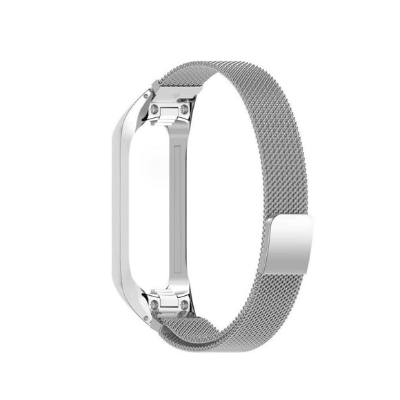 Mignova For Galaxy Fit-e SM-R375 Watch Bands,Men's Women's Milanese Loop Stainless Steel Mesh Replacement Samsung Galaxy Fit-e SM-R375(Silver)