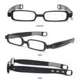 thumbnail image 5 of Compact Mini Pocket Pen Clip Readers 360°Twist Presbyopic Eyeglasses Reading Glasses Folding Portable Anti Blue Light BLACK STRENGTH 3.5X, 5 of 8