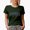 Military Green, variant on America Est. 1776, 4th of July Merch Gift, Black T-Shirt, XL