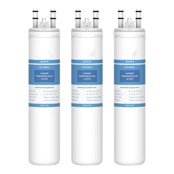 Compatible with ULTRAWF, Puresource Ultra, Kenmore 9999, 469999, A0094E28261, 242017801, 242017800, Refrigerator Water Filter, Height 11 in
