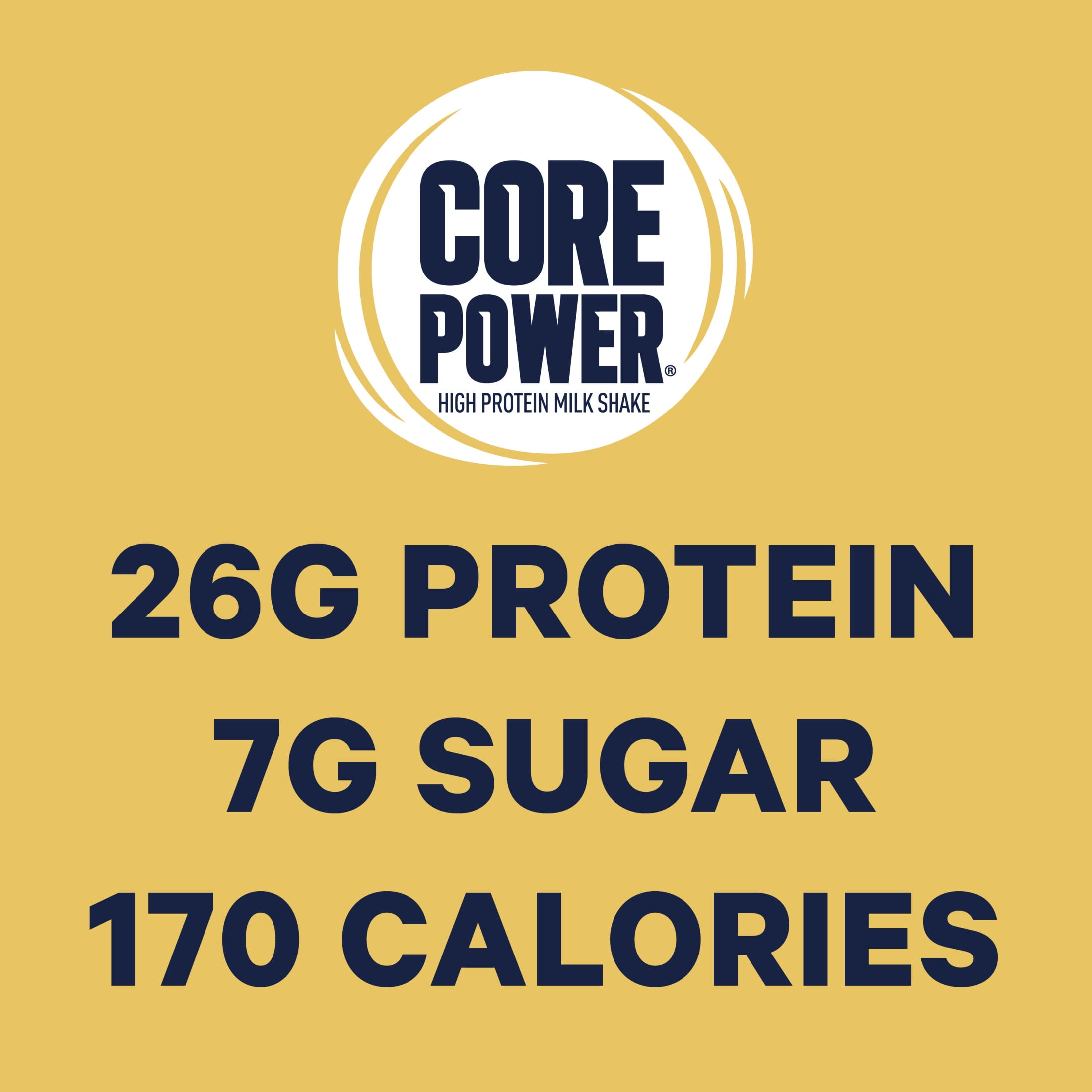 Core Power Complete Protein by Fairlife, 26G Banana Protein Shake, 14 fl oz