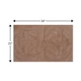 thumbnail image 2 of Knightsbridge Tuft Twisted 220 GSF Non Skid Back Bath Rug 21 x 34 - Natural, 2 of 2