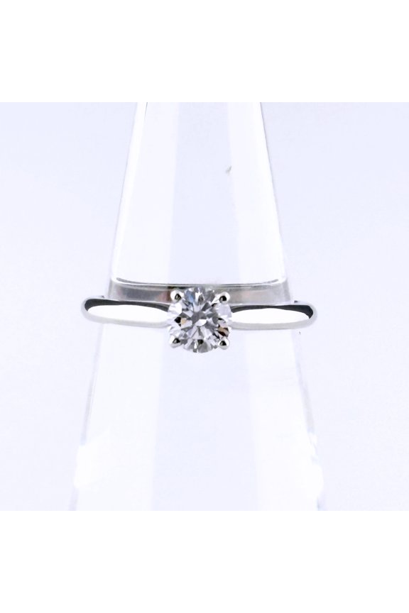 Pre-Owned Cartier Solitaire Ring, Platinum Ring (Pt950), Diamond, Women's