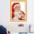 thumbnail image 3 of Patrones de Bordado Sunnimix Kit de punto de cruz estampado Navidad Santa Claus 14CT 31x41cm, 3 of 8