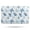 Blue Butterfly Pattern, variant on Blue Butterfly Pattern Bathroom Rugs Mat,Non Slip Microfiber Bathroom Rug,Rubber Backing,Soft Bathroom Mats for Bathroom Floor,Tub and Shower,17x27in(43x68cm)
