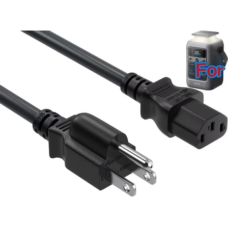 AC Power Cord Cable For Anker SOLIX C300 C300X Portable Power Station