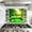 Color 2, variant on Kitchen Backsplash Peel and Stick Wall Murals Painting Fake Window Tropical Island Palm Trees Wall Mural Window Removable Mural 35.4"W x 23.6"H, Oil Proof Vinyl Wallpaper for Fireplace & Behind Stove
