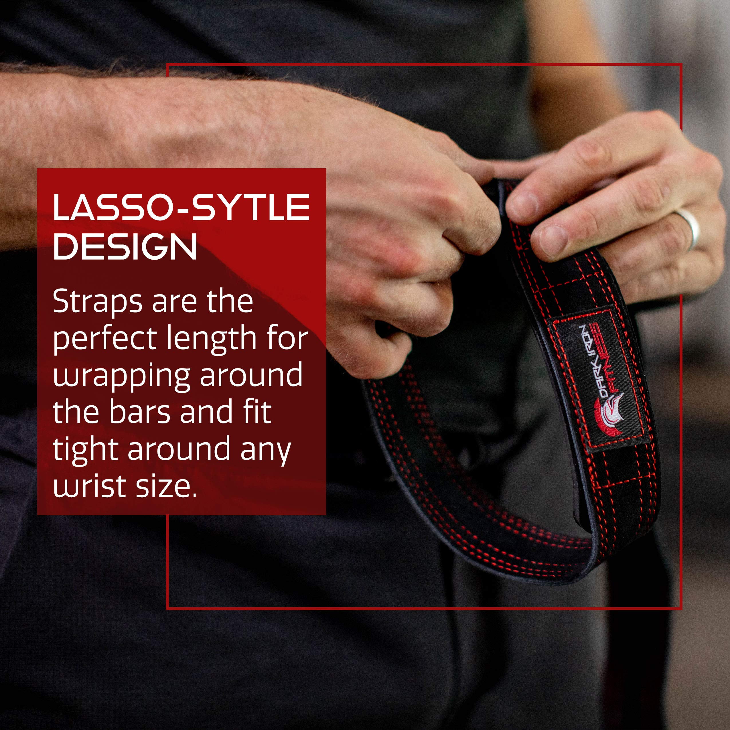 Dark iron weight outlet lifting belt
