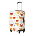 thumbnail image 1 of Balery Cute Fox with Heart Funda de equipaje, fundas para maletas, elástica, lavable, protector de maletas, compatible con maletas de 18 a 32 pulgadas-X-Large, 1 of 7