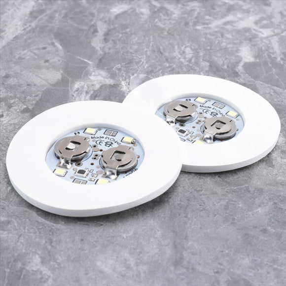Posavasos LED, Paquete de 12 con Luz, Luces LED para , Discos Pegatinas Que Se Iluminan la Luz Flash