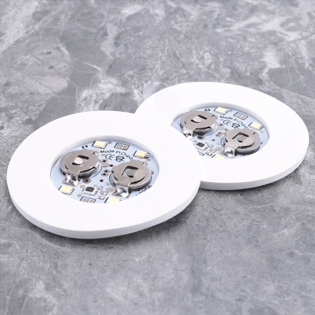 Posavasos LED, Paquete de 12 con Luz, Luces LED para , Discos Pegatinas Que Se Iluminan la Luz Flash