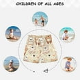 thumbnail image 6 of joogoo Boys Swim Trunks Cute Happy Bear Beach Board Shorts Drawstring Swimsuit M, 6 of 6