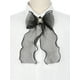thumbnail image 4 of INSPIRE CHIC Corbata de moño de malla con strass para mujeres, 4 of 5