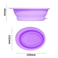 thumbnail image 5 of Almohadilla de limpieza de brochas de maquillaje de silicona, limpiador de brochas de maquillaje, almohadilla de limpieza de brochas, cuenco de limpieza de brochas de maquillaje plegable para brochas de maquillaje, esponja de maquillaje, soplo de polvo (púrpura) ER, 5 of 5
