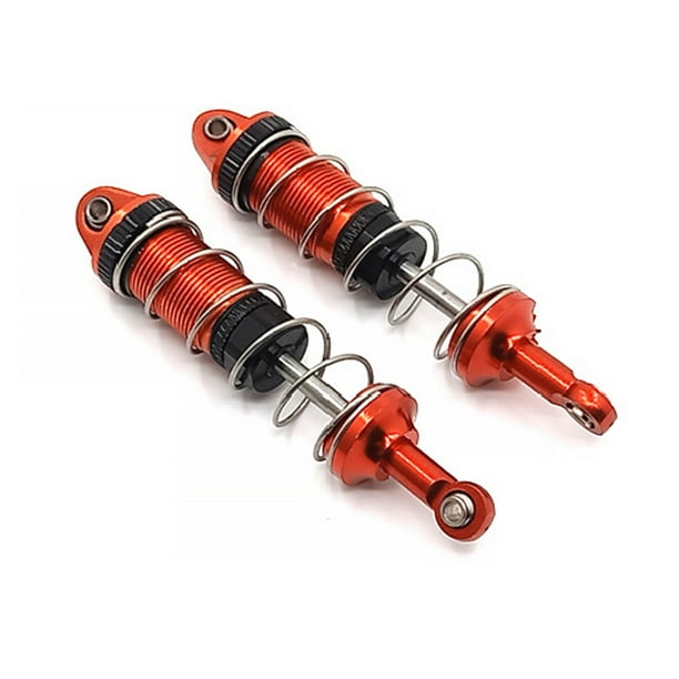 Amortiguadores Delanteros de Metal Bewildely Kit de 2 uds RC 1:12 Color Rojo