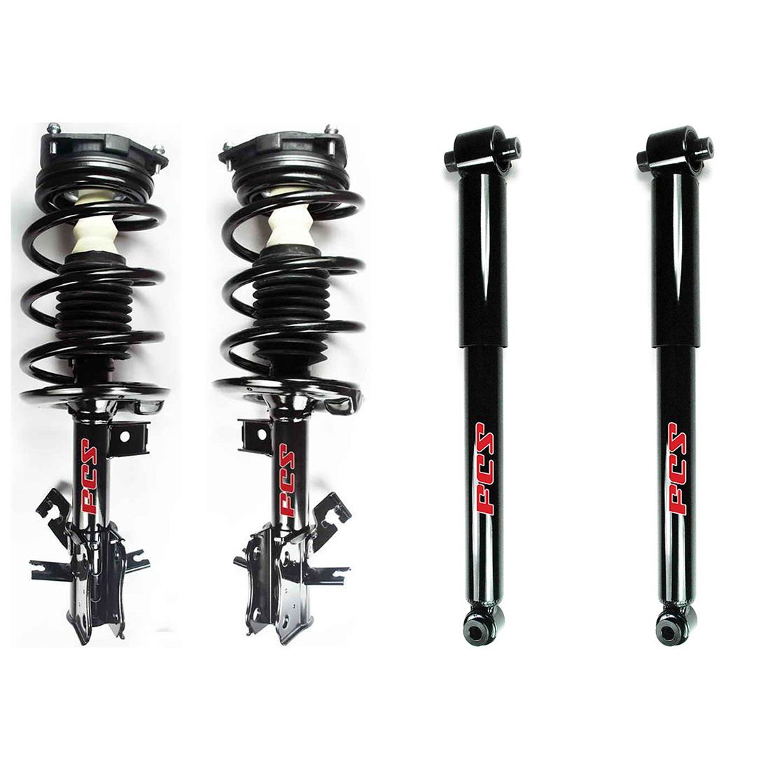 FCS Front Rear Shocks And Struts Assembly Complete Coil Spring
