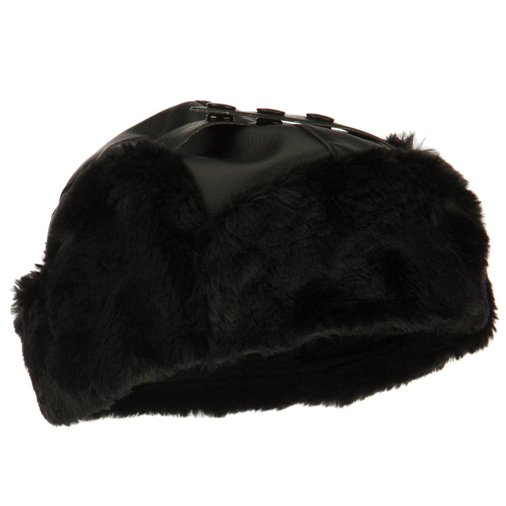 Big Size Vinyl Trooper Hat - Black XL-2XL