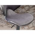 thumbnail image 6 of Roundhill Furniture Masaccio Bar Stool with Adjustable Height & Swivel, Gray, Set of 2, 6 of 14