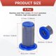 thumbnail image 3 of Uxcell 8079-PP-50 Filtros de Boquillas de Pulverización [4PCS] - Filtro de Punta de Pulverizador Anti-Goteo con Malla de Acero Inoxidable de 50 para Boquilla de Pulverización Teejet - [Plástico Azul], 3 of 7