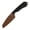 Nitro V&Black G10, variant on Kansept Valk Fixed Blade 3"Stonewashed Nitro V Blade, Ivory G10 Handle,Sparrow Knife Design,G019A3,With Sheath