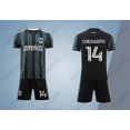 thumbnail image 1 of Nuevo 2021/2022 Camiseta de fútbol para niños 8 # J.dos Santos 14 # Chicharito Camisetas de fútbol Conjunto de pantalones cortos-14 Negro-22 BmatwkZeng Bmatwk Jersey, 1 of 2