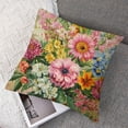 thumbnail image 7 of nygtbtfer Pillow Set of 2 Decorative Pillow Covers Flower Pillow Cases for Sofa White, 7 of 7