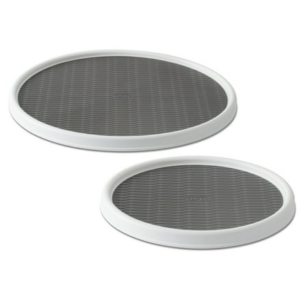 Copco Set of 2, 12-inch and 18-inch Turntables with Non-Skid Mats