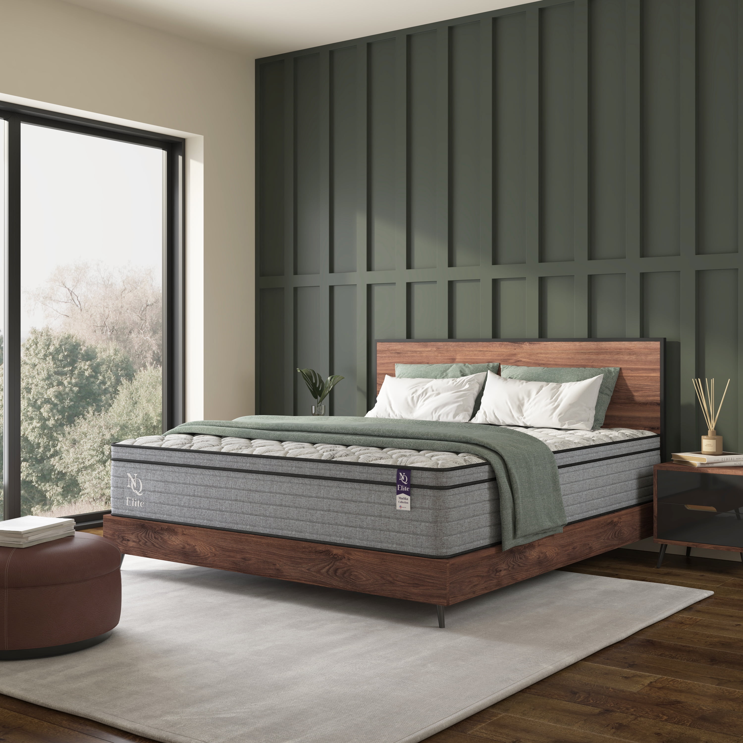 NapQueen Elite Series Machka 10" Full Size Mattress, Hybrid Pocket Spring Coils, Bed In a Box, Adult