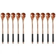 thumbnail image 1 of 10 Piezas Cucharas de Madera Cucharas de Cocina Cucharas de Miel Cucharas de Arroz Cuchara Mezcladora Cucharadita de Madera para Café Té Mermelada Sales de Baño, 1 of 5