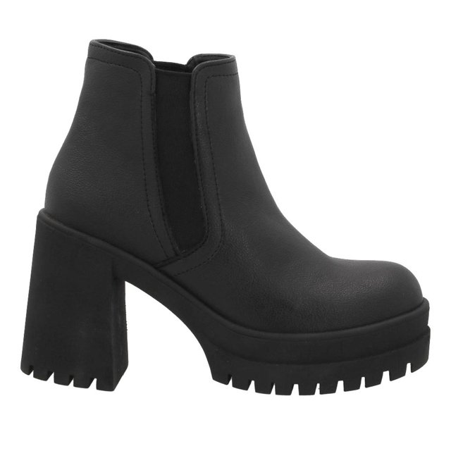 Bota Mujer HEAD OVER HEELS Cómoda Elástica Dama negro 23