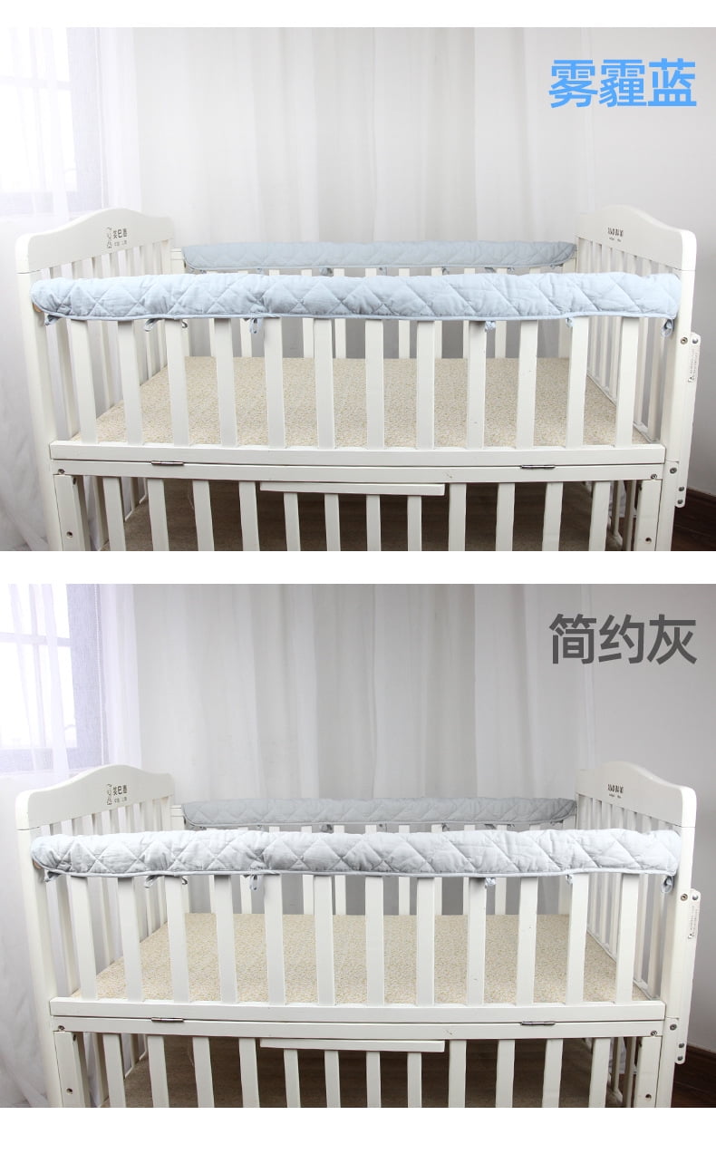 4 Pack Ready Steady Bed Childrens Foam Cot Safety Bumper Guard 50cm Travel Size 
