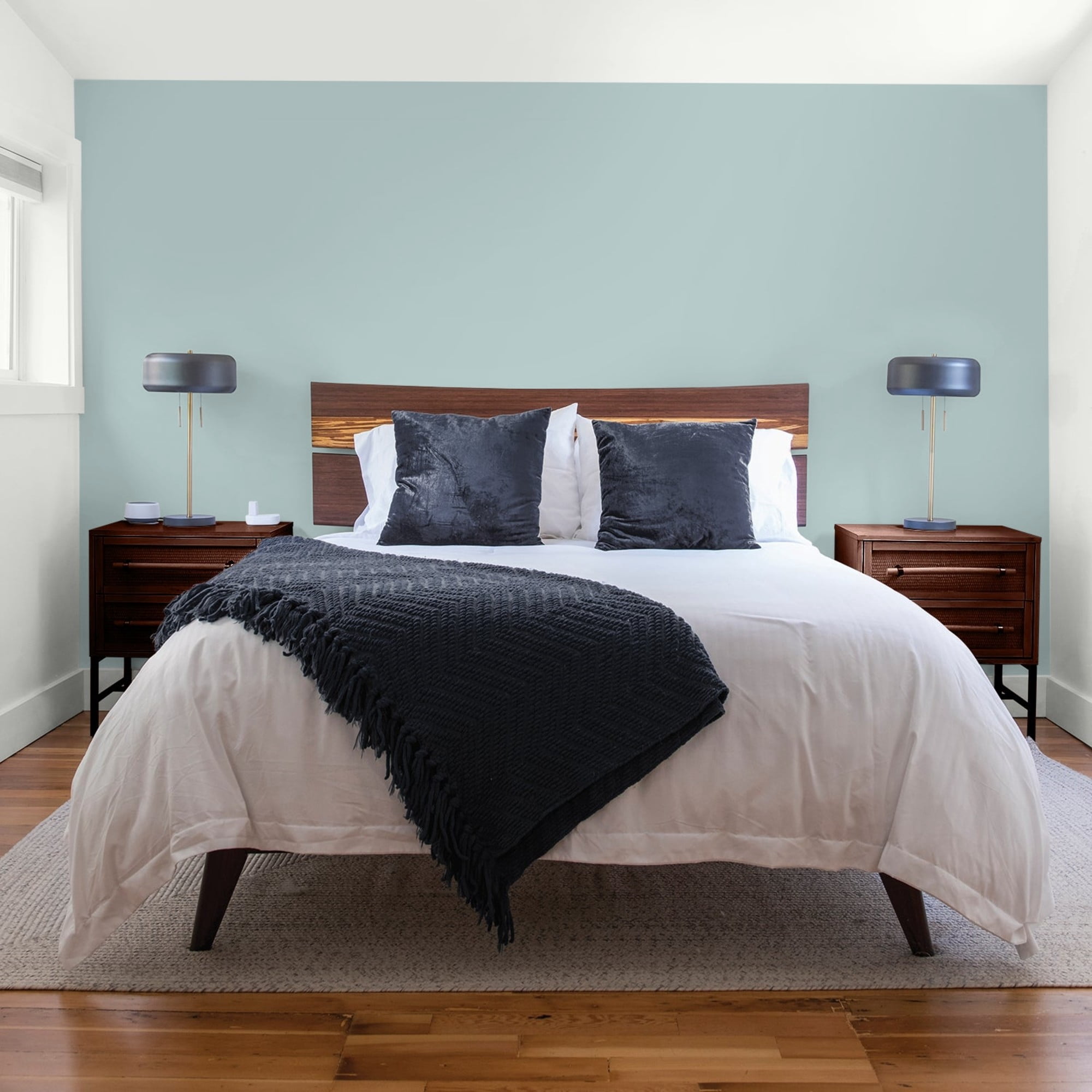 Glidden High Endurance Plus Blue Willow Flat Interior Paint and Primer, 1 Quart