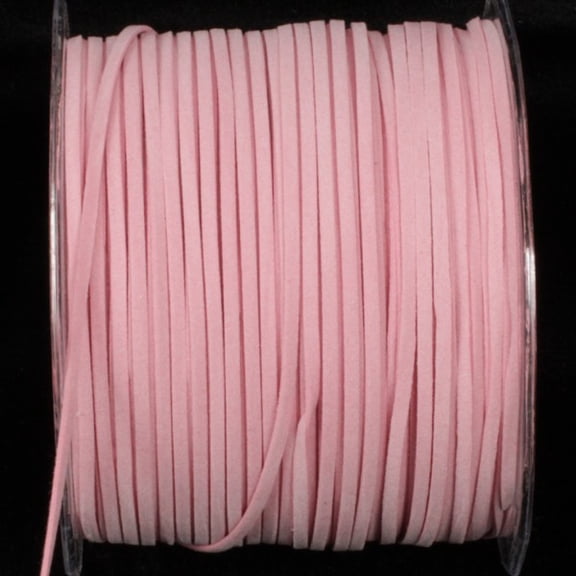 The Ribbon People Pink Faux Leather Ribbon Cord 0.25" x 440 Yards