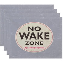 Simply Daisy 18" x 14" Nap Zone Word Print Placemat
