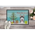 thumbnail image 2 of Christmas Tree and Alaskan Malamute Door Mat, 2 of 4